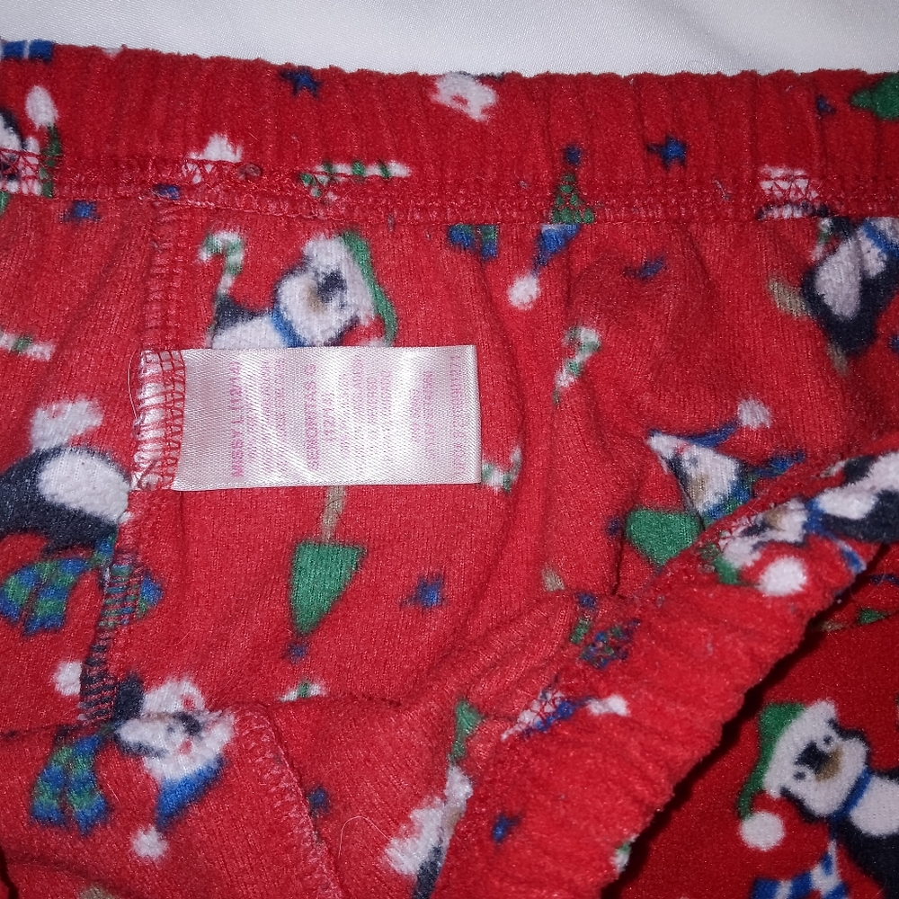 Christmas Penguin Soft Fleece Pajama Set L(12-14) - Picture 5 of 7